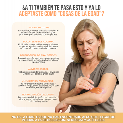 NeuroBalm 3X™ — Alivia el Dolor Articular en Minutos