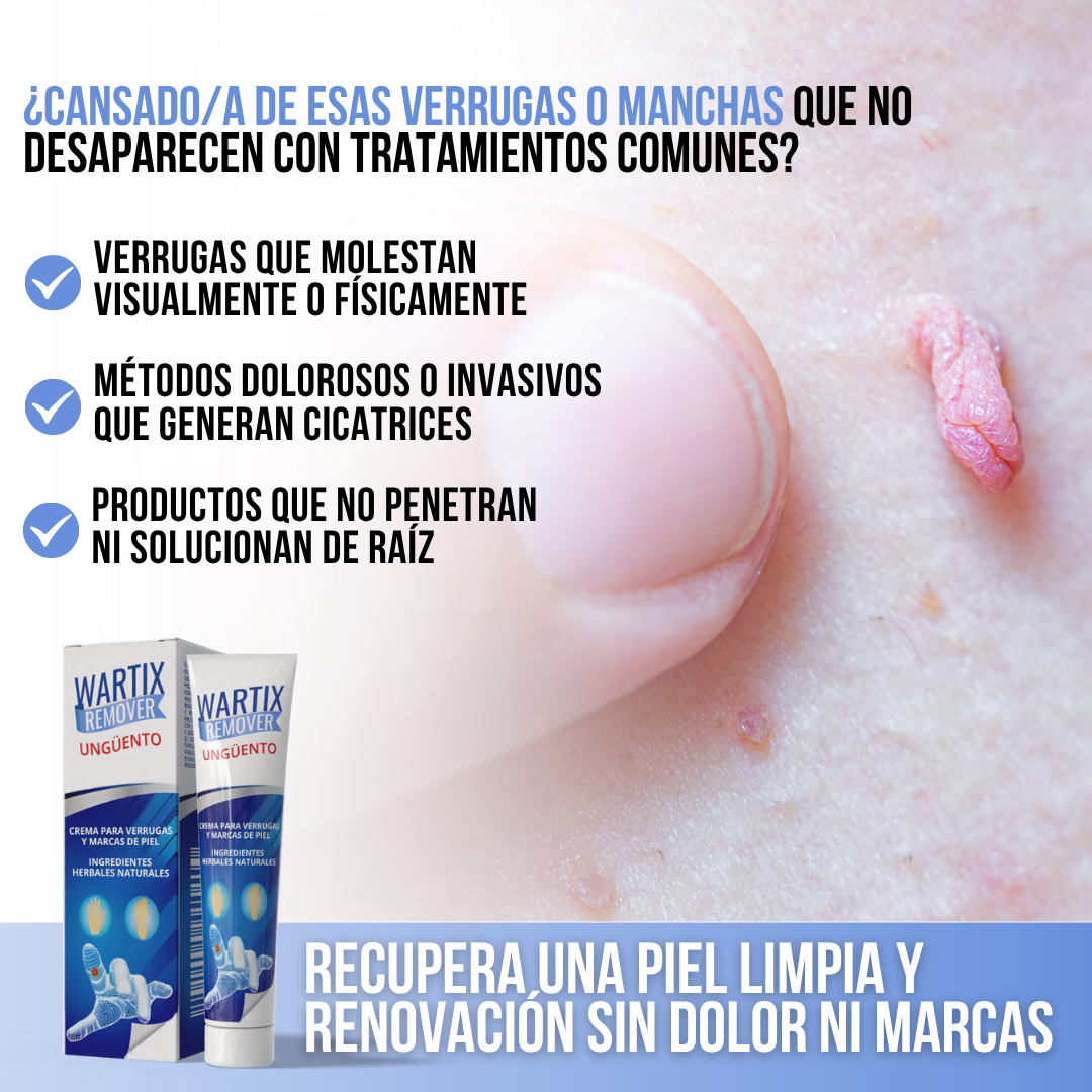 WARTIX REMOVER™ - Elimina verrugas y lunares con suavidad y rapidez