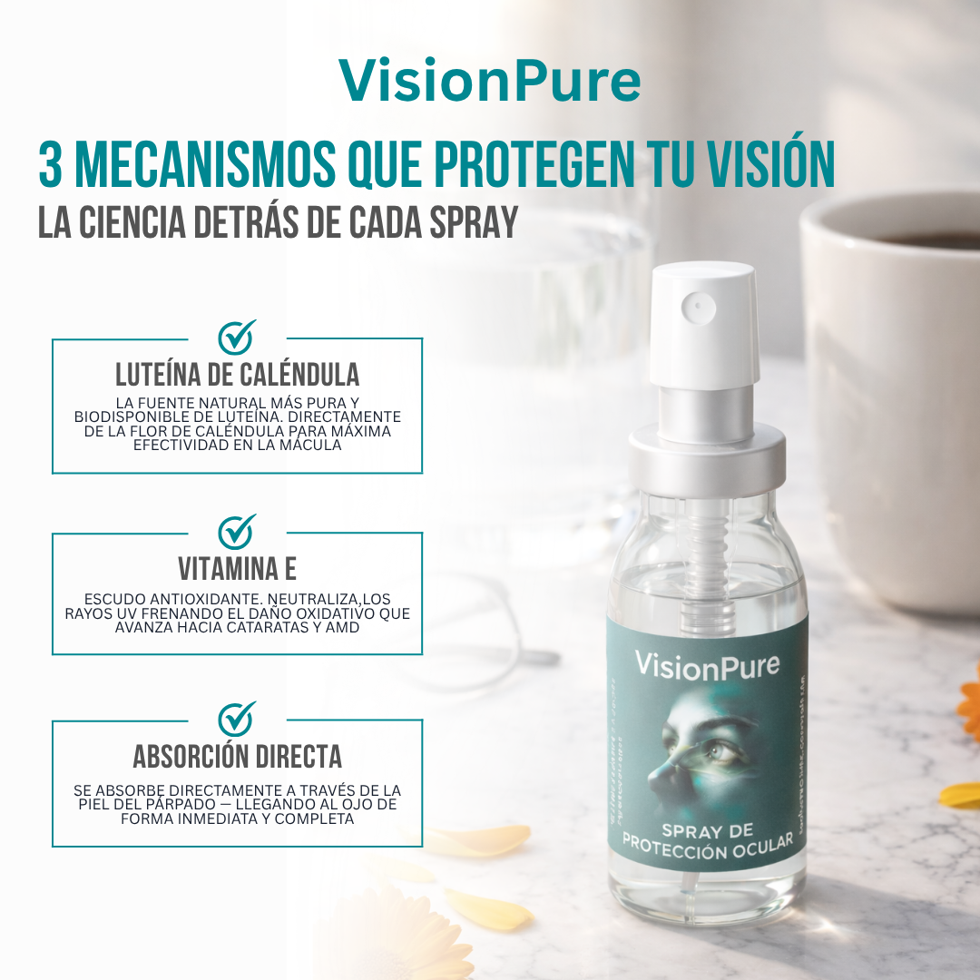 VisionPure™ — El Spray de Luteína con Absorción Directa al Ojo