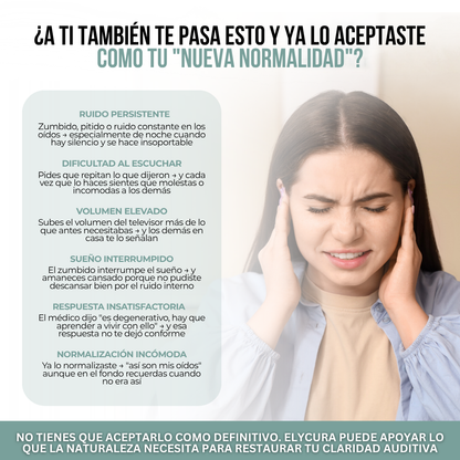 Elycura™ — Suplemento Natural para la Salud Auditiva y Reducción del Tinnitus