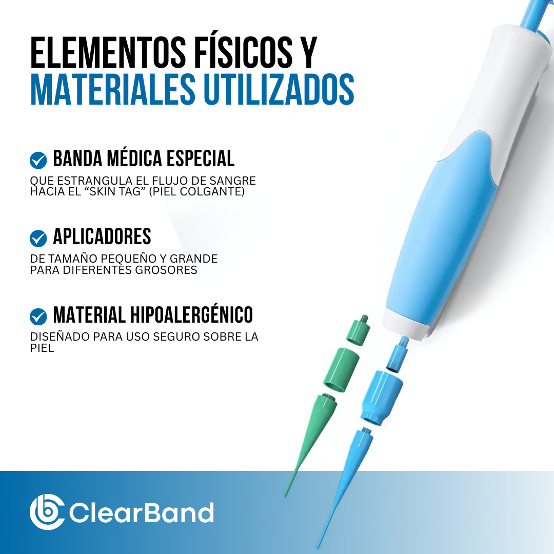 ClearBand™ - Elimina verrugas de forma natural y sin dolor