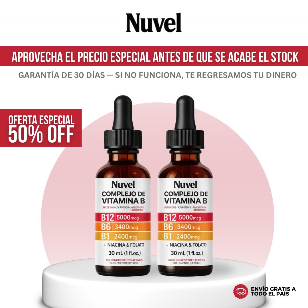 Nuvel® Complejo de Vitamina B — Alivia el Ardor, Hormigueo y Entumecimiento