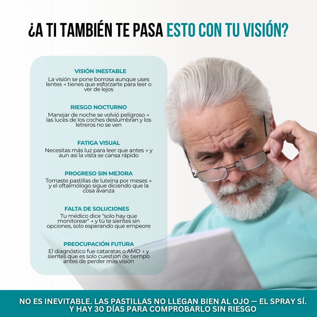 VisionPure™ — El Spray de Luteína con Absorción Directa al Ojo