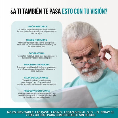 VisionPure™ — El Spray de Luteína con Absorción Directa al Ojo