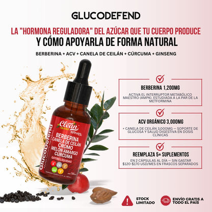 GlucoDefend™ Suplemento Natural para el Azúcar en Sangre